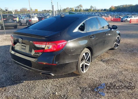 2019 Honda Accord Sport из США, поврежденный, VIN 1HGCV1F34KA051361